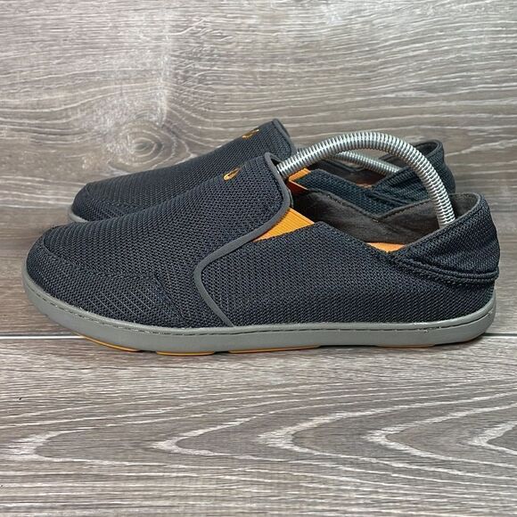 Olukai Nohea Mesh Mens Size 9/EU 42 Dark Shadow Slip On Collapsible Heel Sneaker - Picture 3 of 12